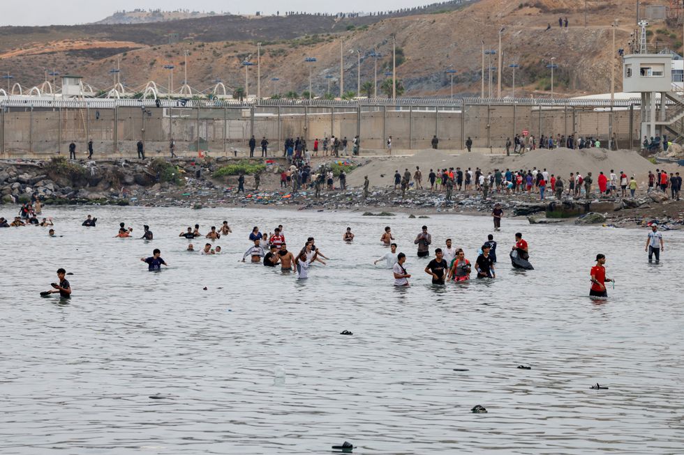 Ceuta migrant invasion