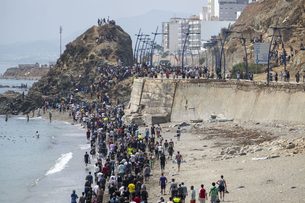Ceuta migrant invasion
