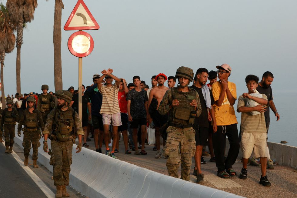 Ceuta migrants