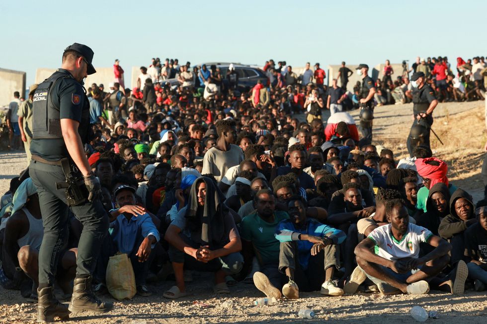 Ceuta migrants