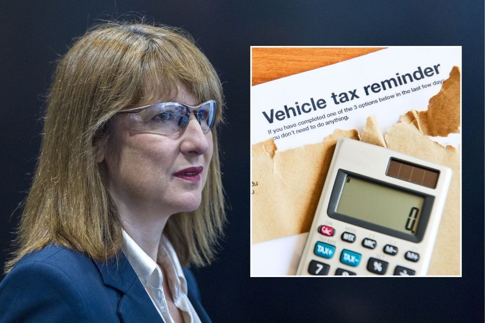 Chancellor Rachel Reeves and a car tax reminder