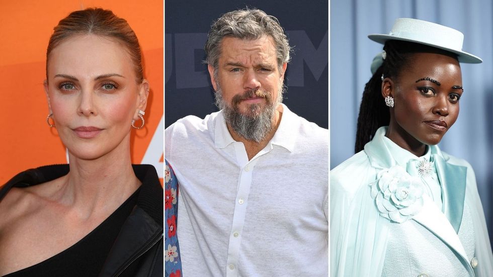Charlize Theron, Matt Damon and Lupita Nyong'o