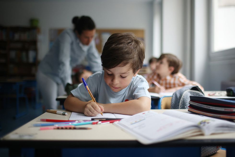 Child at school