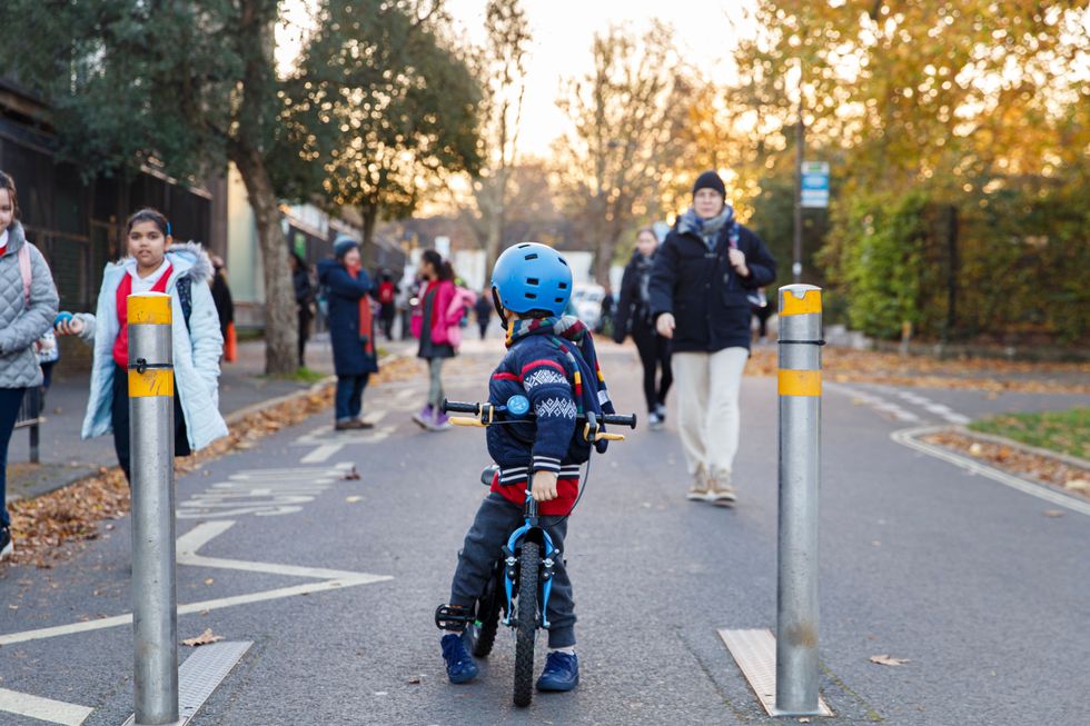 Children near school