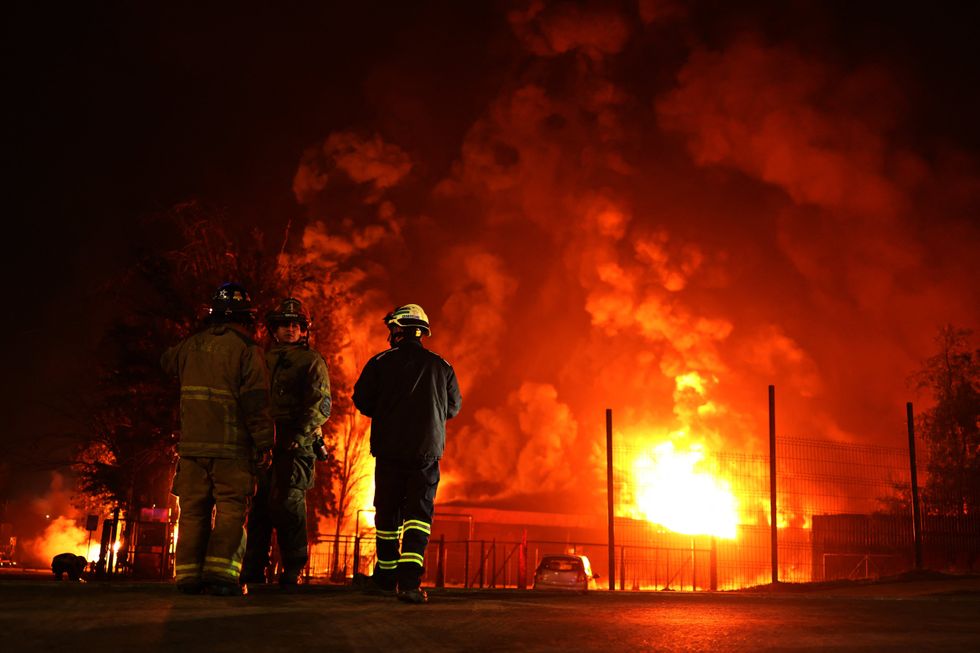 Chile fire