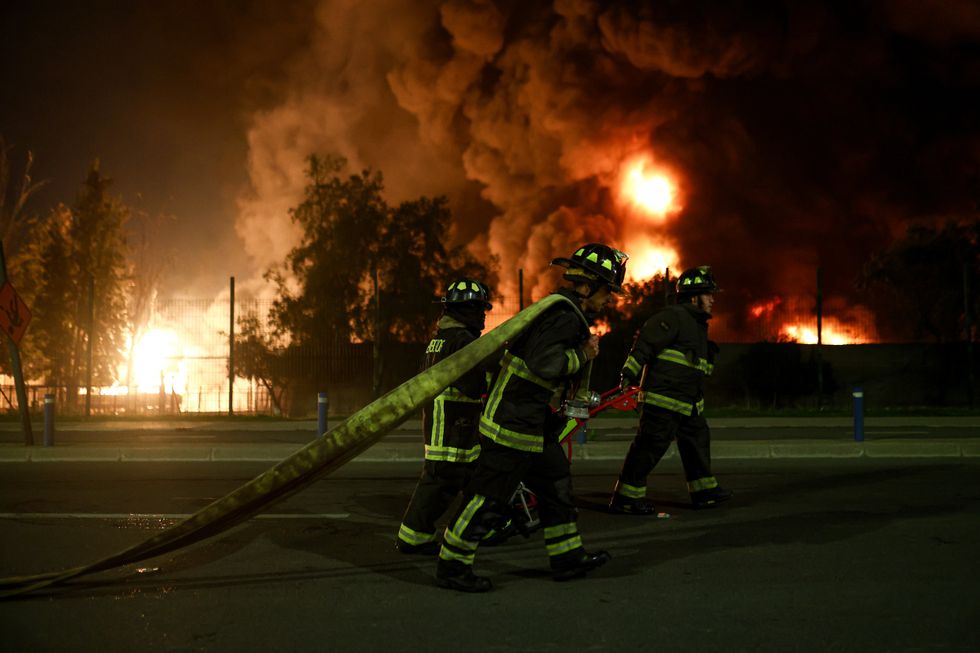 Chile fire