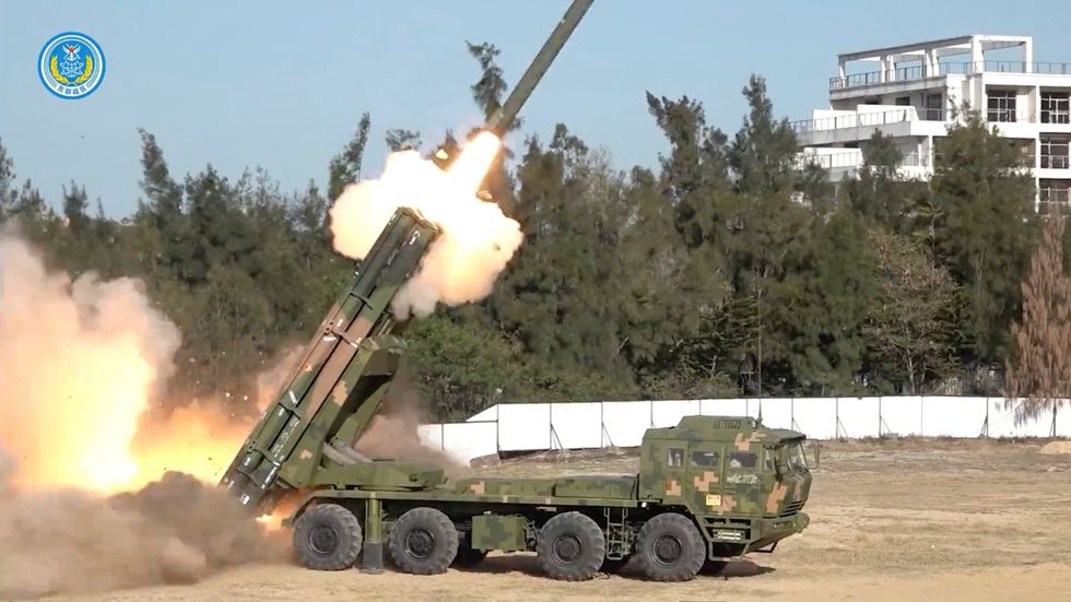 Chinese rocket launch