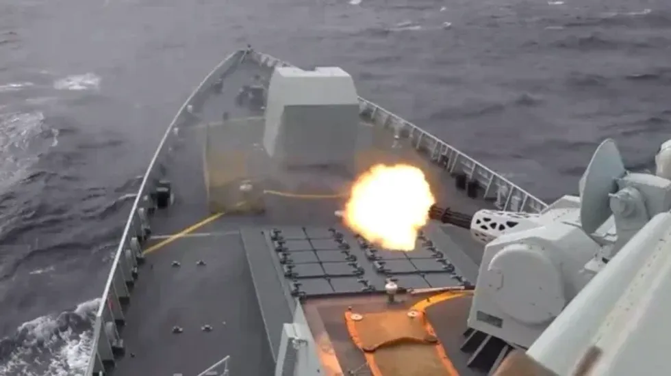 Chinese warship