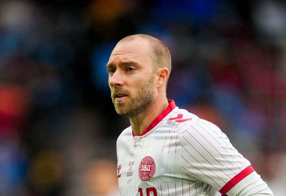 Christian Eriksen collapsed during Denmark's match against Ukraine