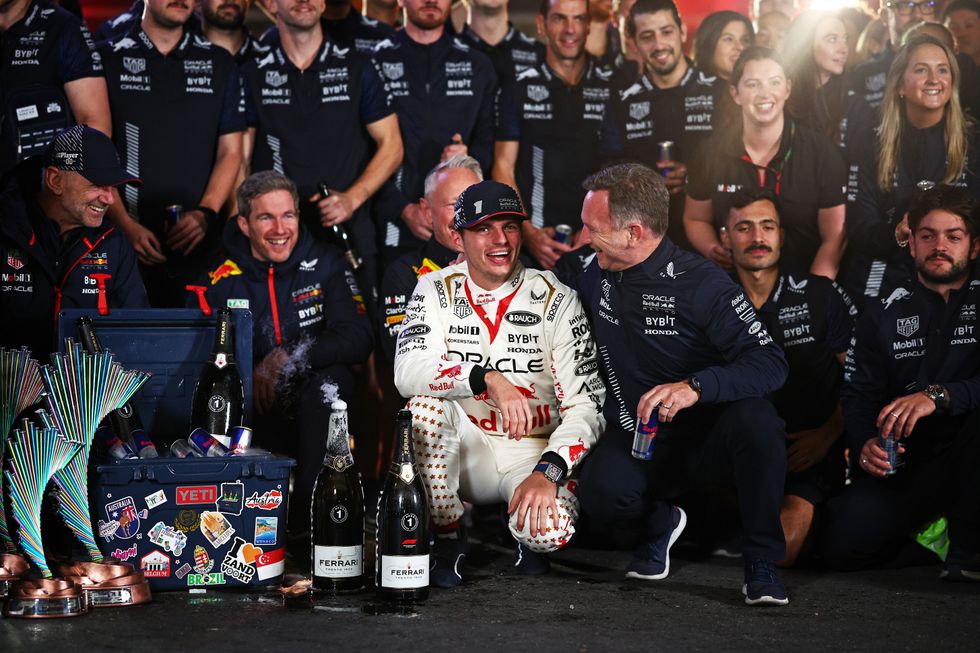 Christian Horner Max Verstappen Red Bull
