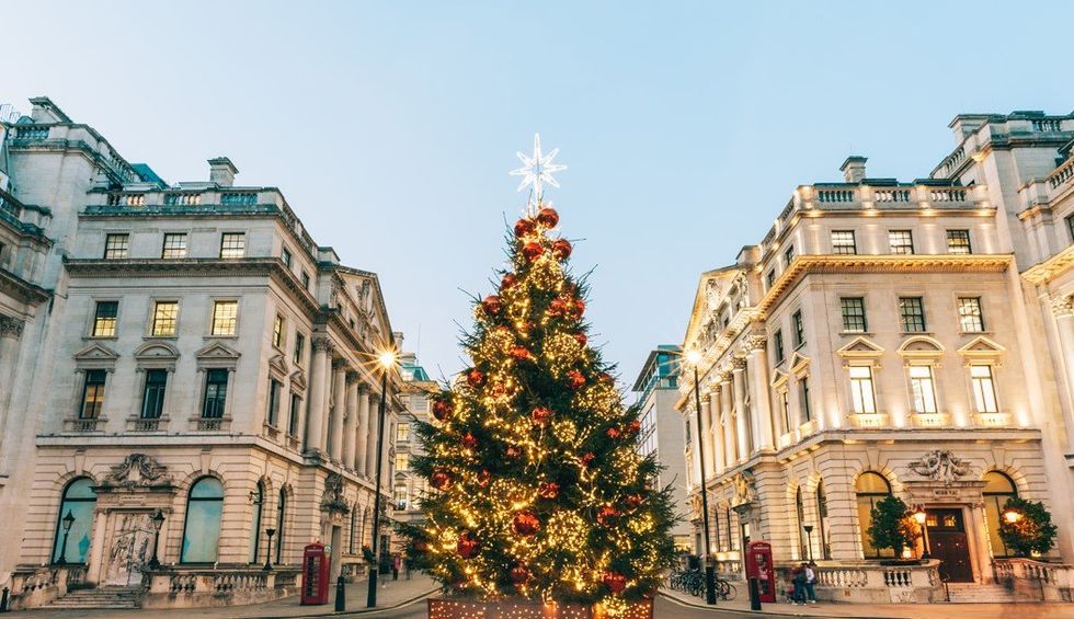 Christmas tree in London