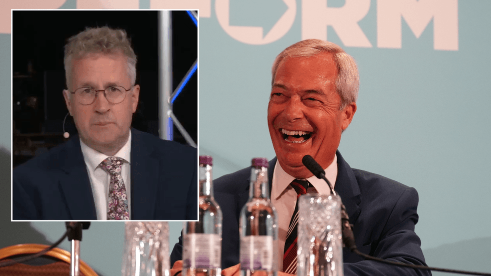 Christopher Hope and Nigel Farage