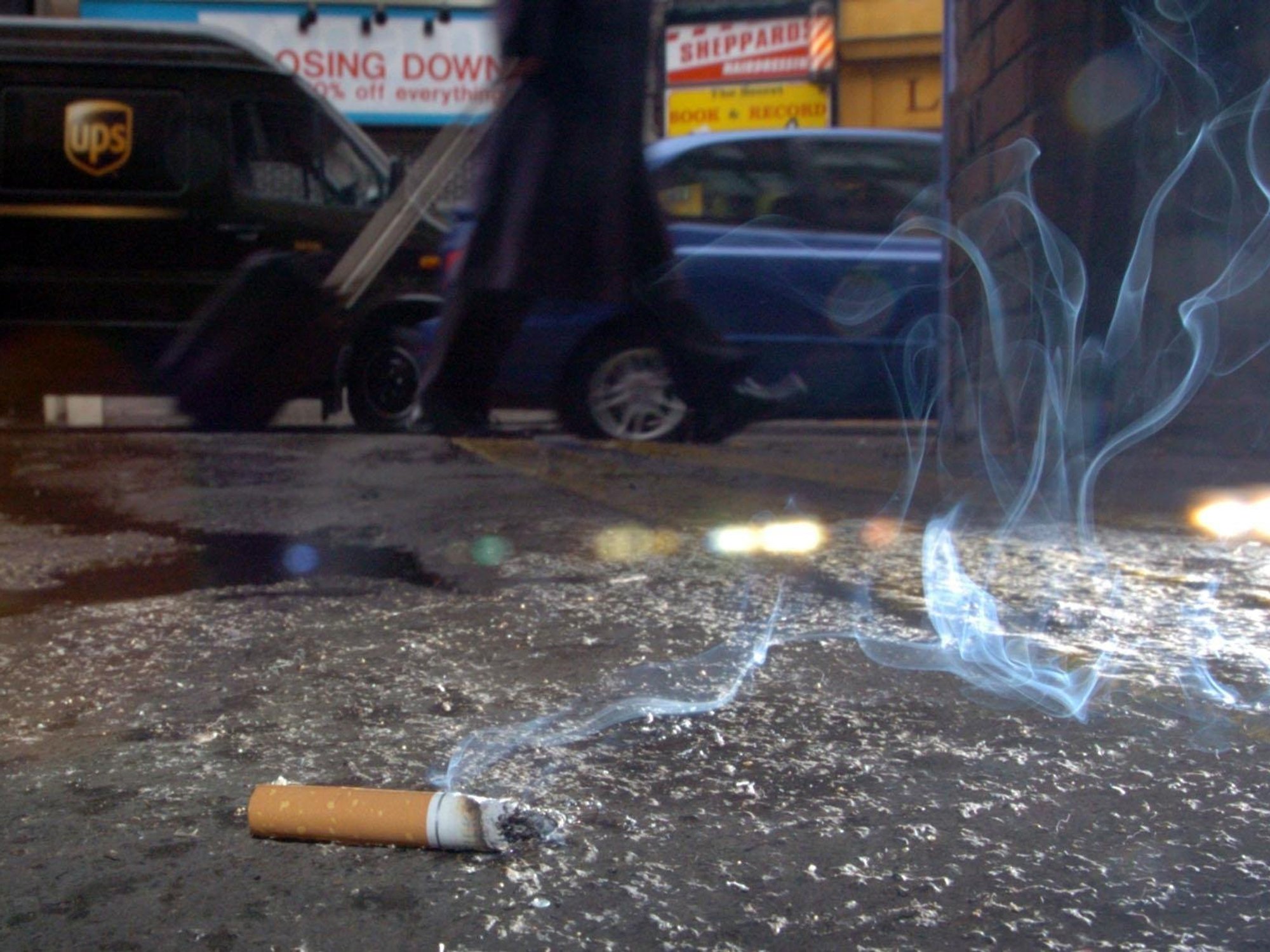 Cigarette butt