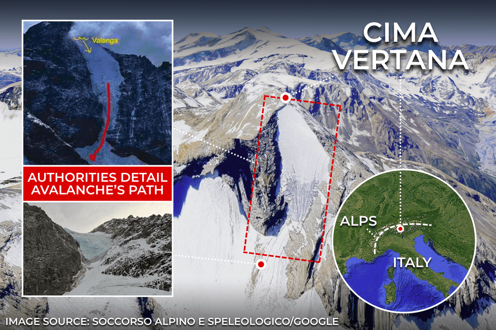 Cima Vertana map