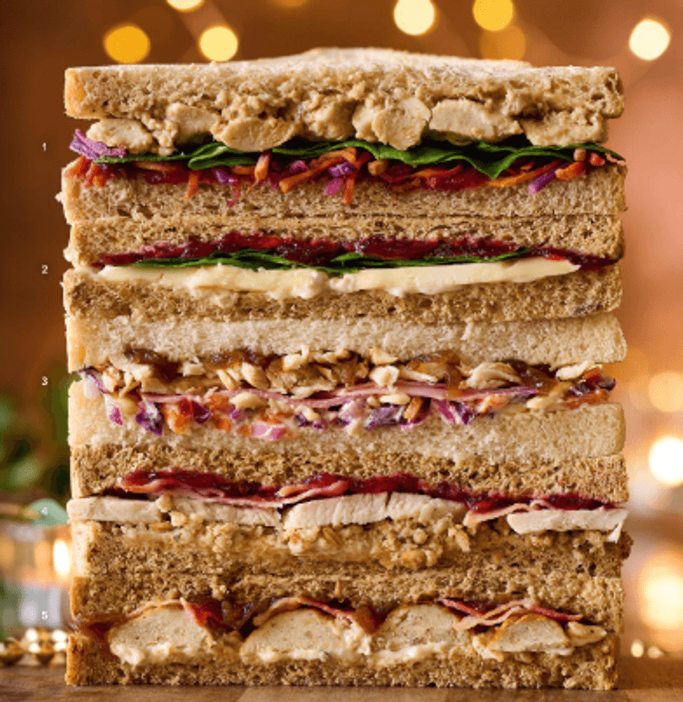 Co-op Christmas sandwiches