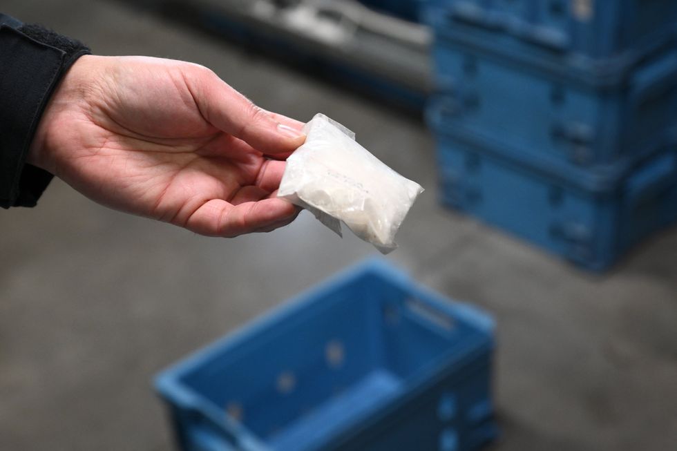 Cocaine in bag