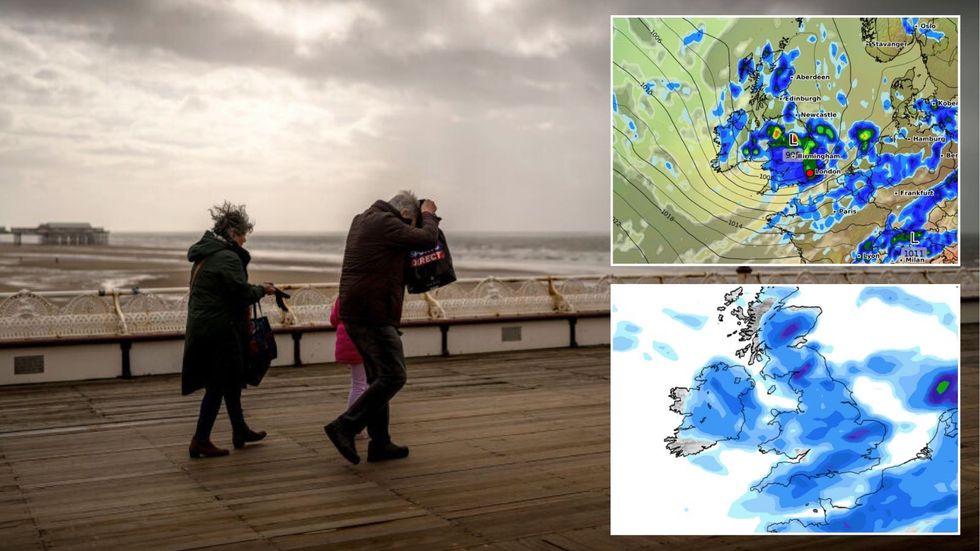 Cold and windy weather