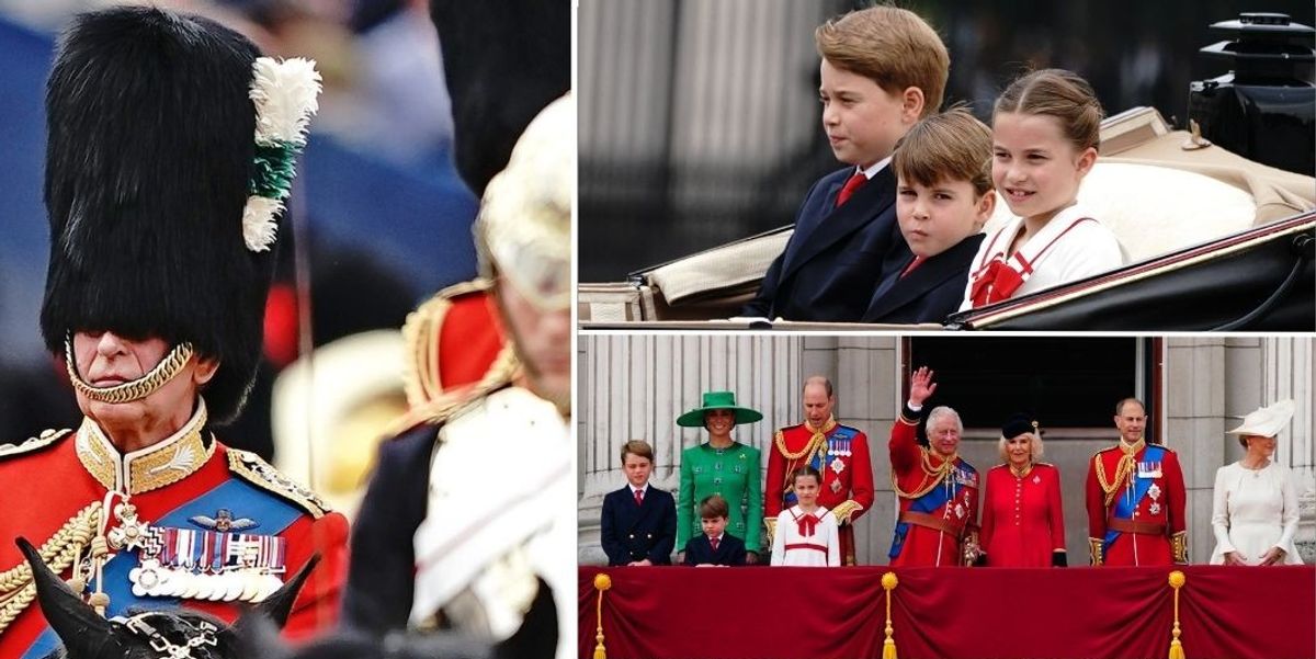 Stunning images from King Charles's first official birthday at Trooping the Colour
