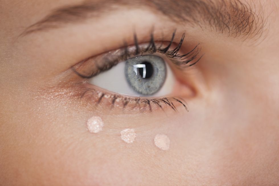 Concealer under the eyes