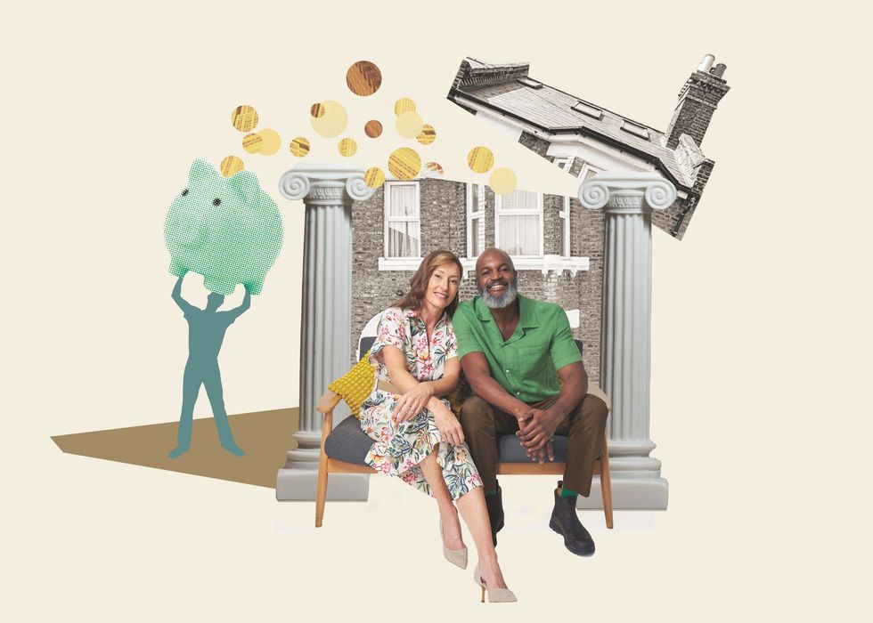 Couple moving house