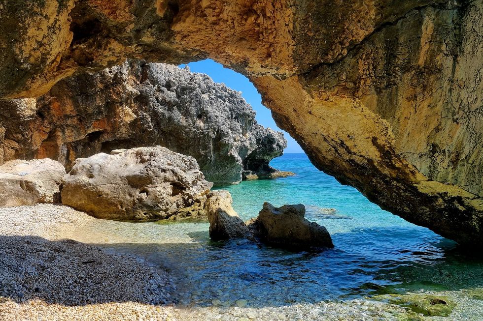 cove in Kefalonia Greece