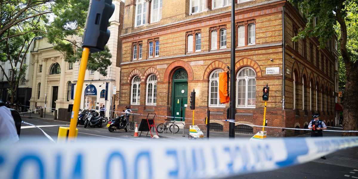 Woman charged after four men rushed to hospital following mass stabbing in central London