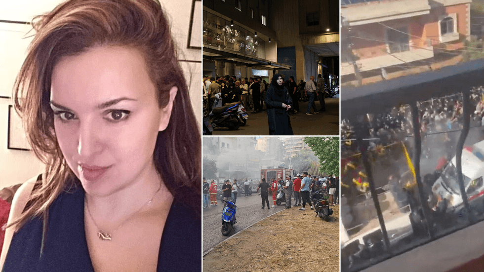 Cristiana B\u00e1rsony-Arcidiacono/Pictures following the explosions