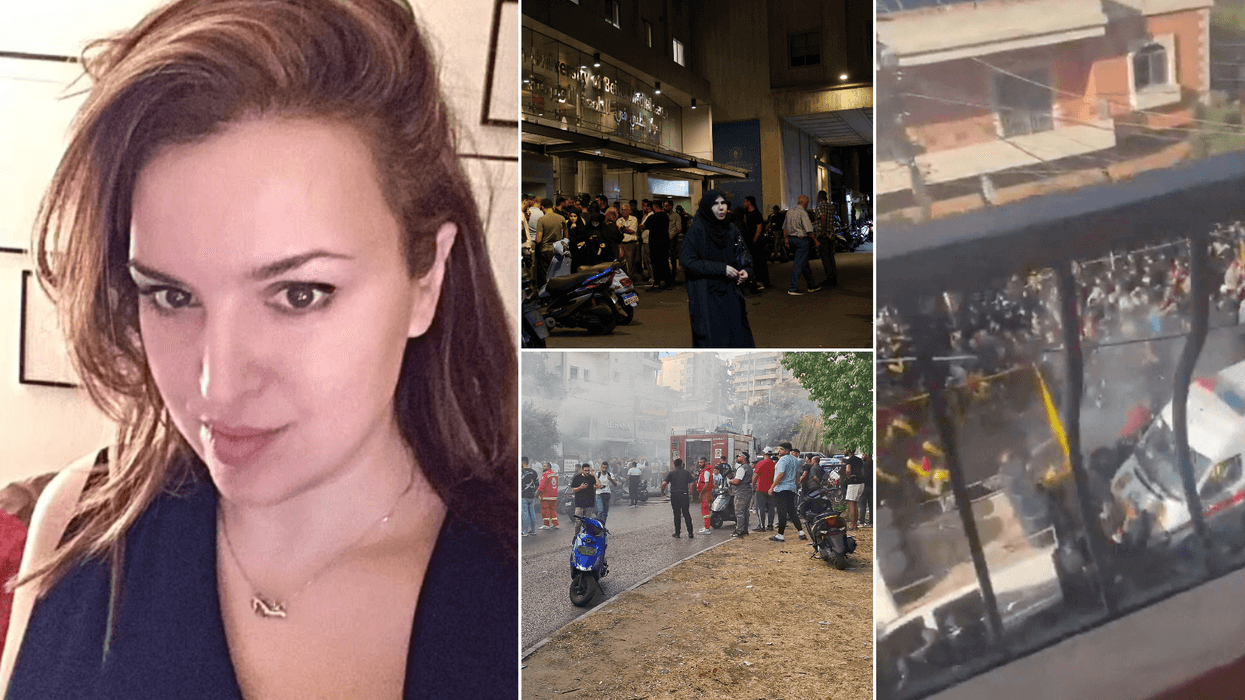 Cristiana Bársony-Arcidiacono/Pictures following the explosions