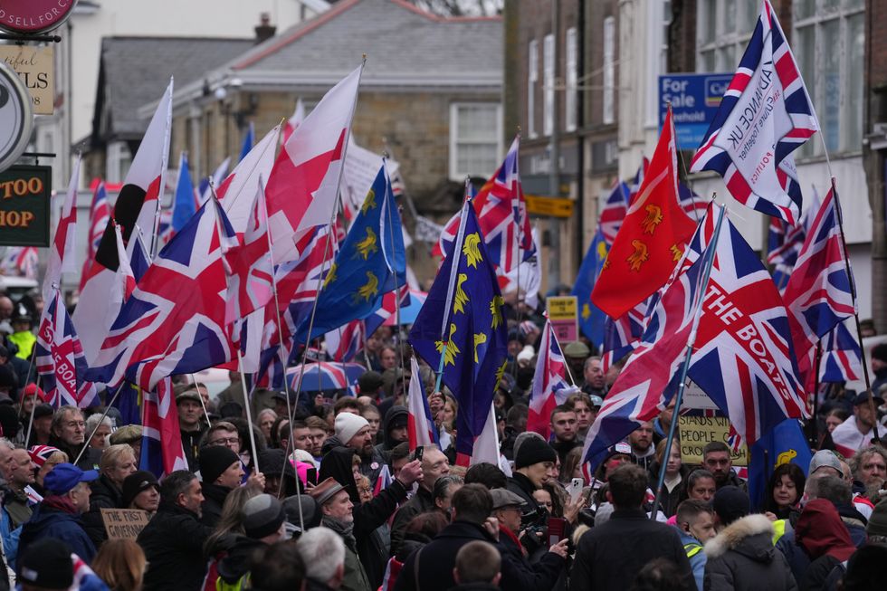 Crowborough protest