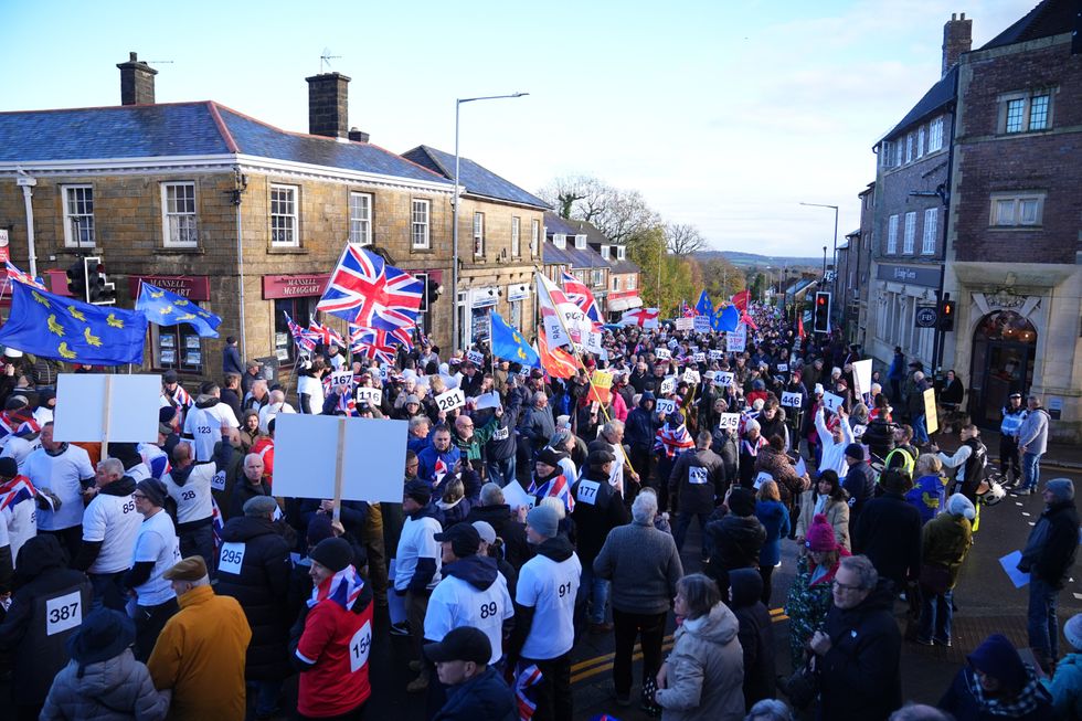 Crowborough protests