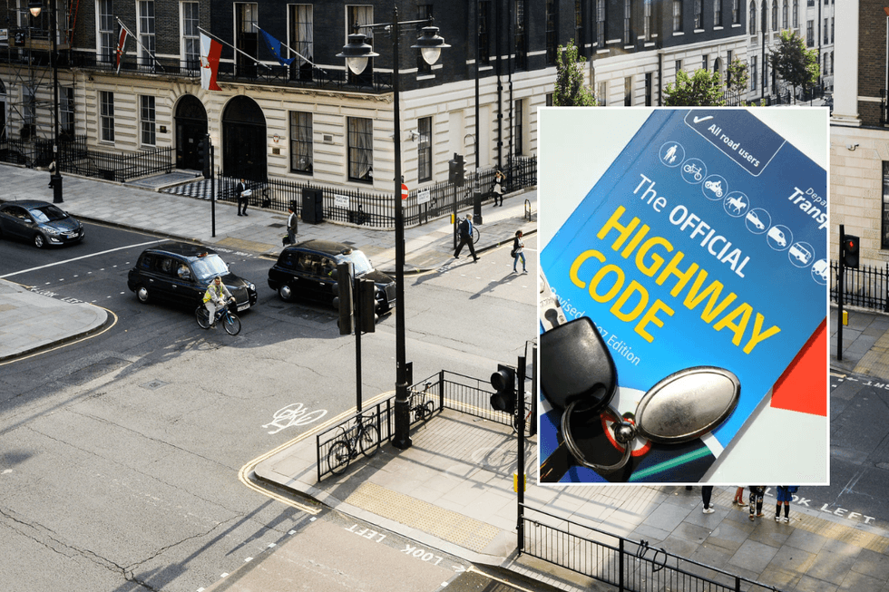 Cycle lane and Highway Code