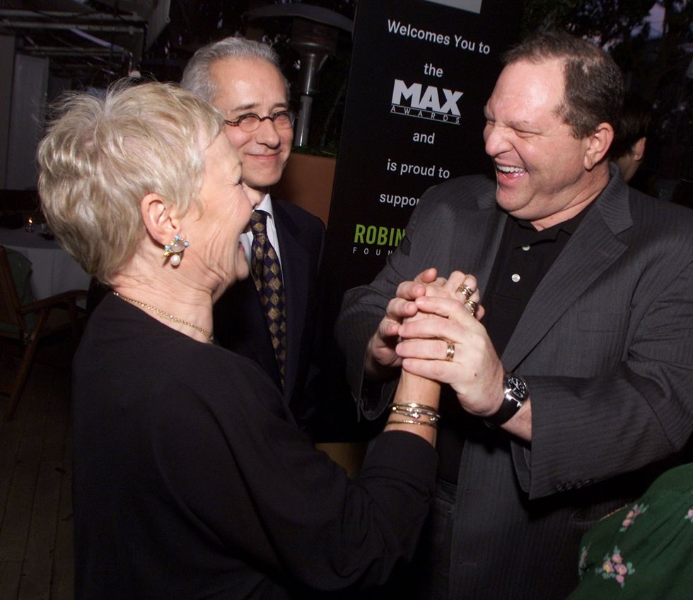 Dame Judi Dench and Harvey Weinstinein