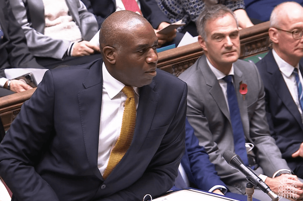 David Lammy PMQs