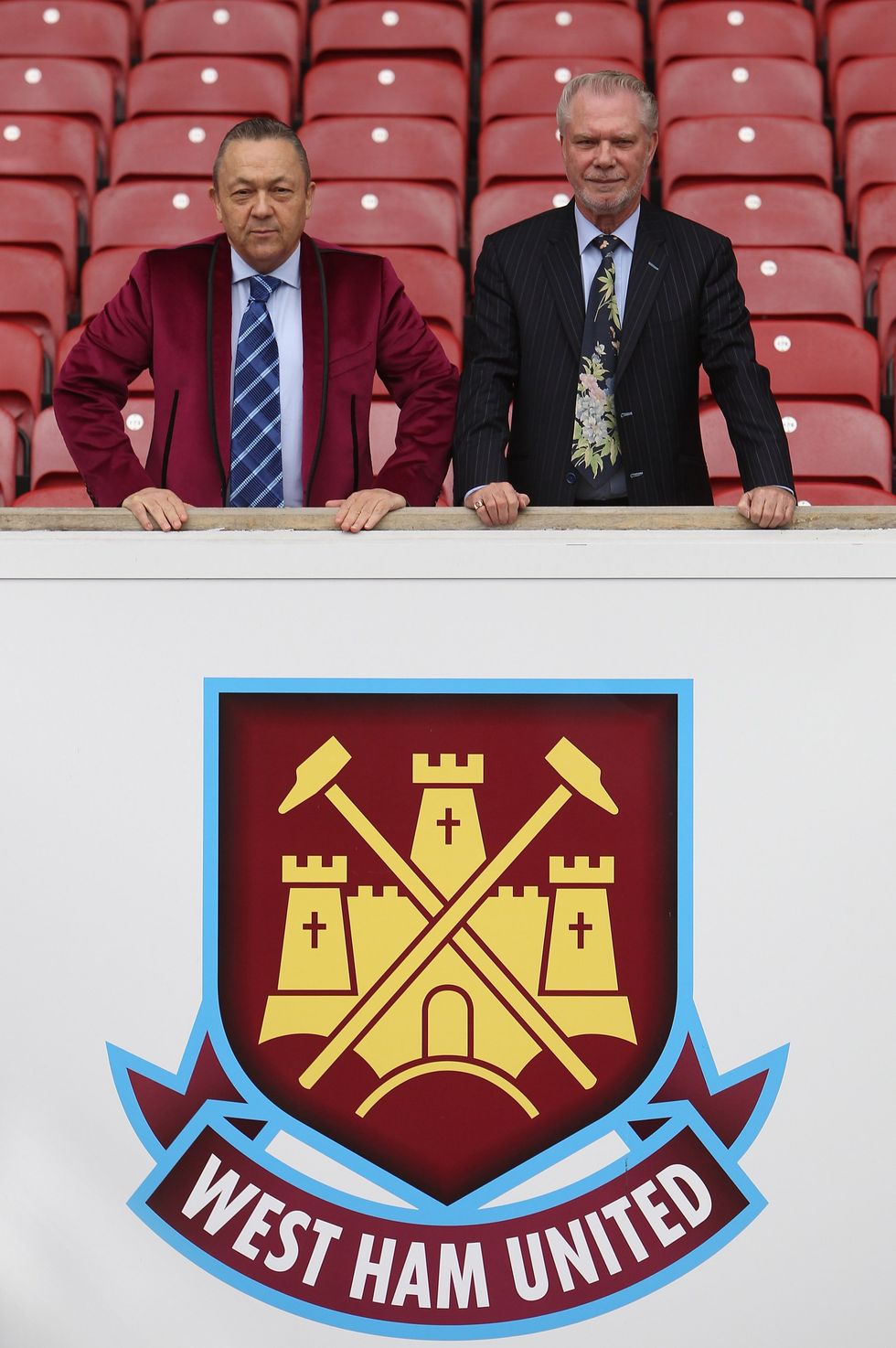 David Sullivan (pictured left) completed a takeover of West Ham back in 2010