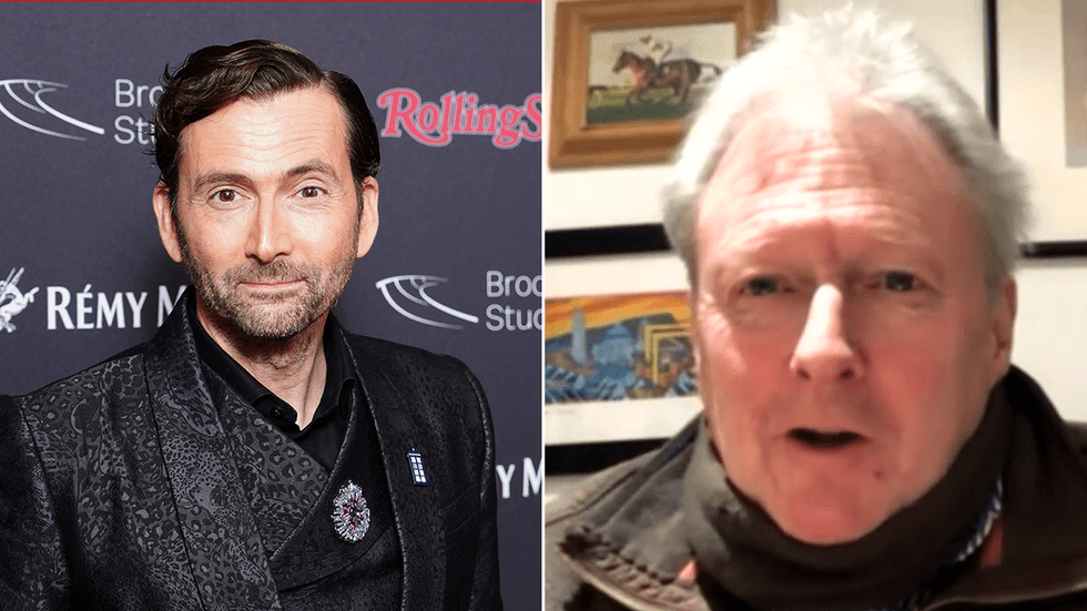 David Tennant and Charlie Lawson
