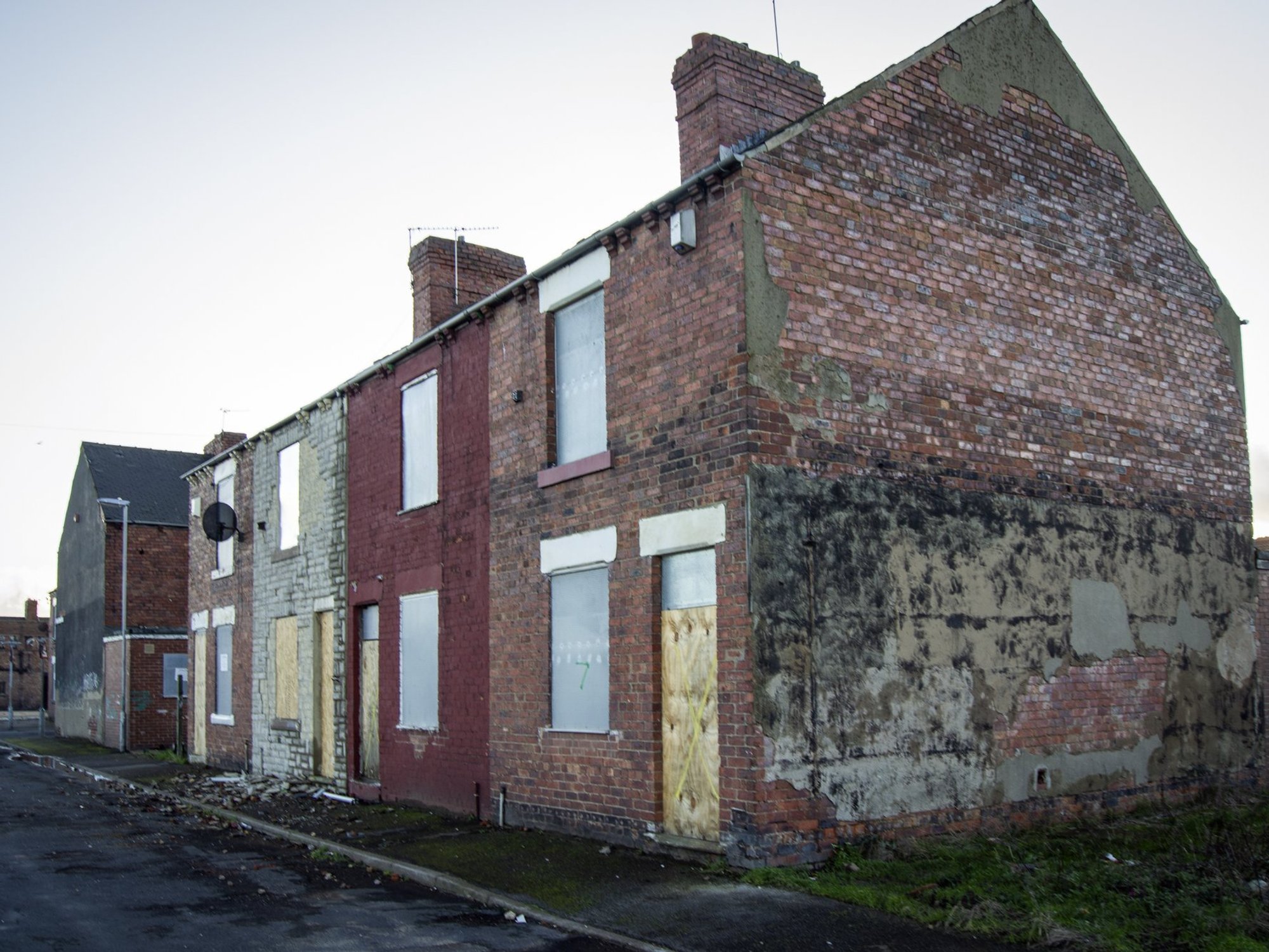 Derelict houses in UK