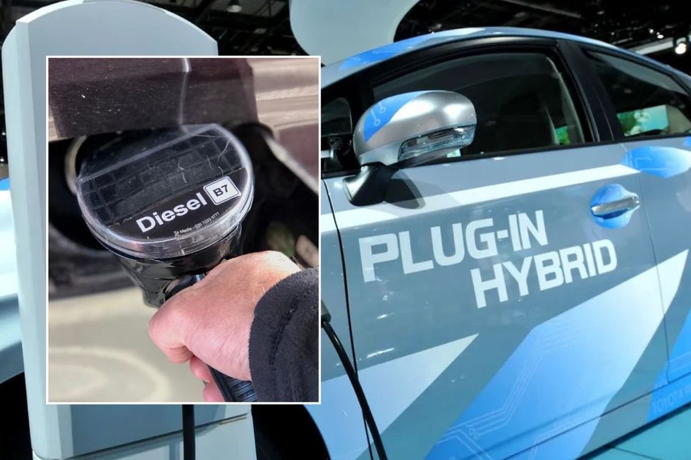 Diesel pump and a plug-in hybrid
