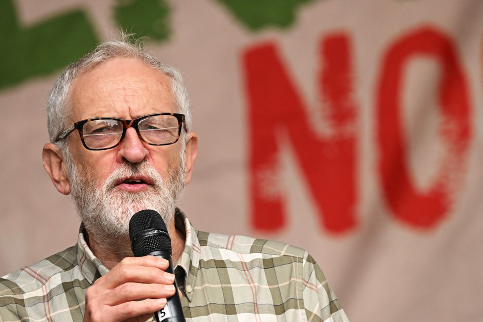 Disgraced former Labour leader Jeremy Corbyn