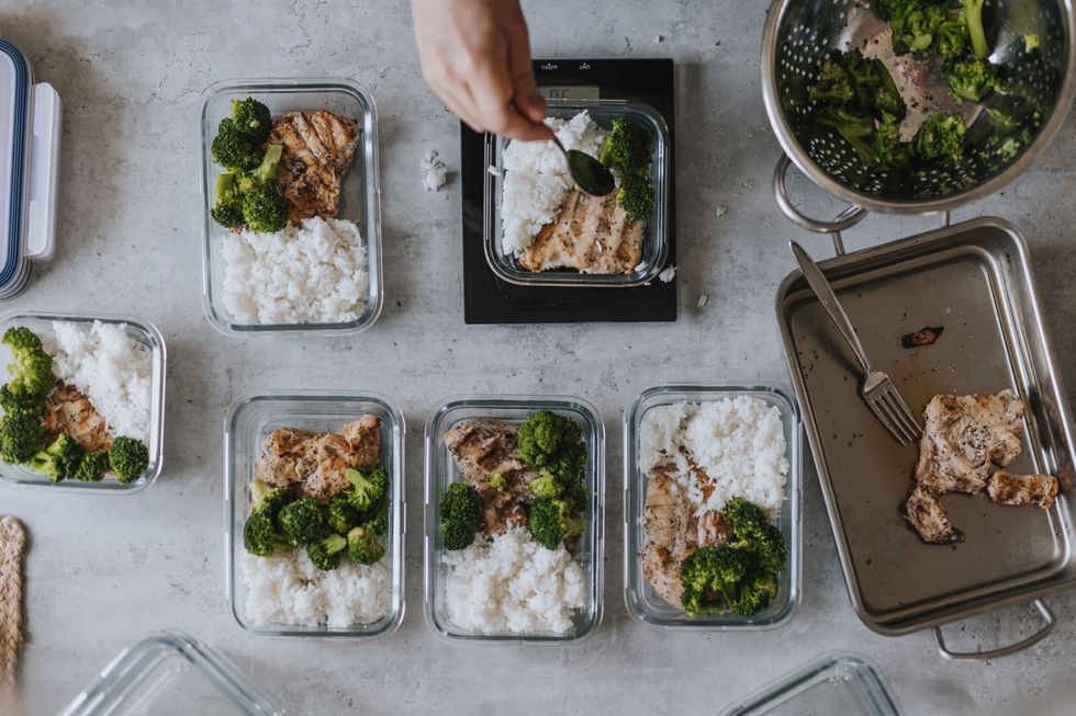 Doing meal prep