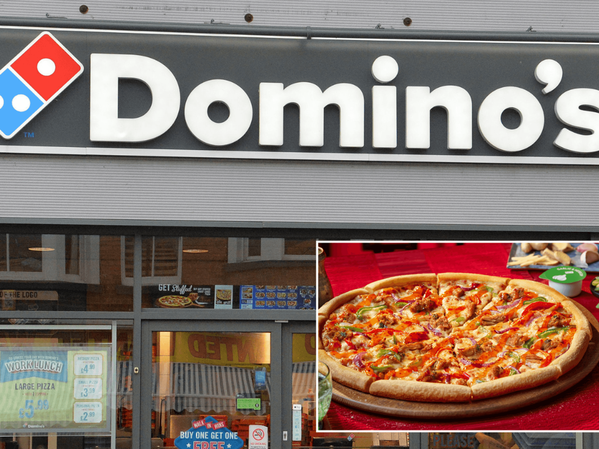 Domino's branch / Ultimate Honey Chilli Chicken pizza