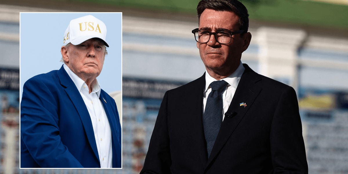 Andy Burnham warned anti-Israel sanctions could spark trade war with Donald Trump