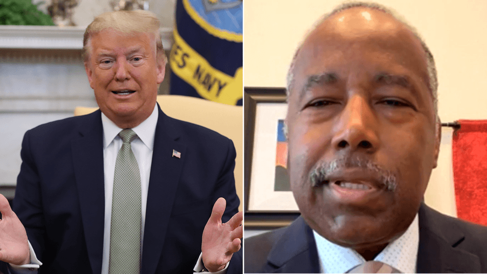 Donald Trump and Ben Carson