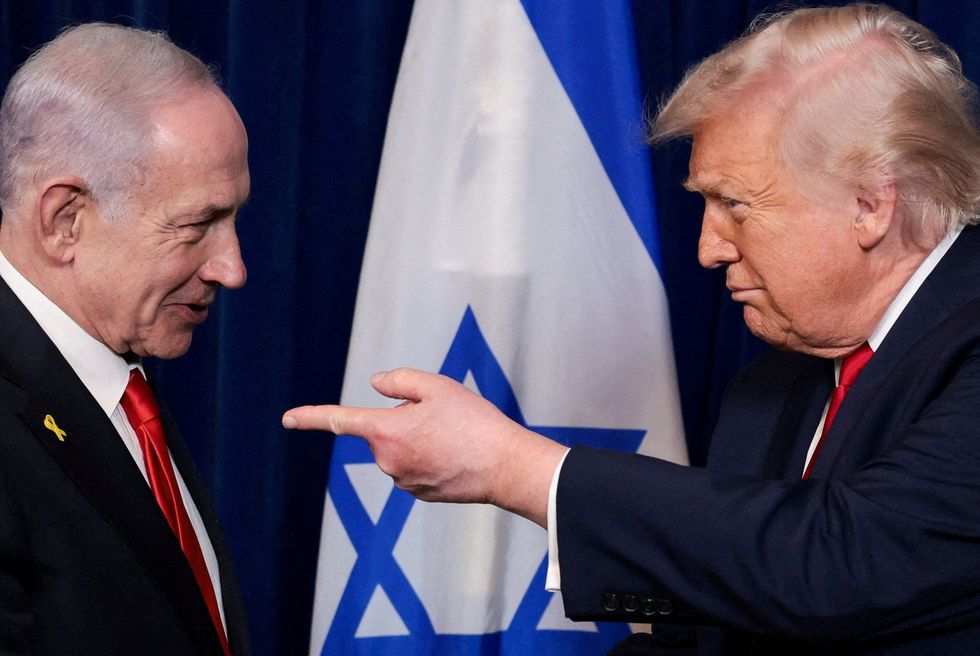 Donald Trump and Benjamin Netanyahu