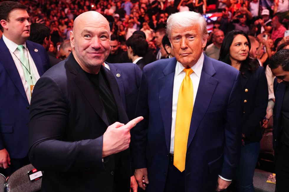 Donald Trump and Dana White