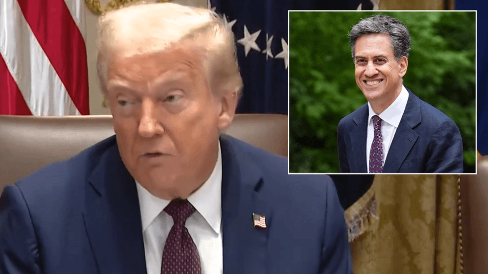 Donald Trump and Ed Miliband