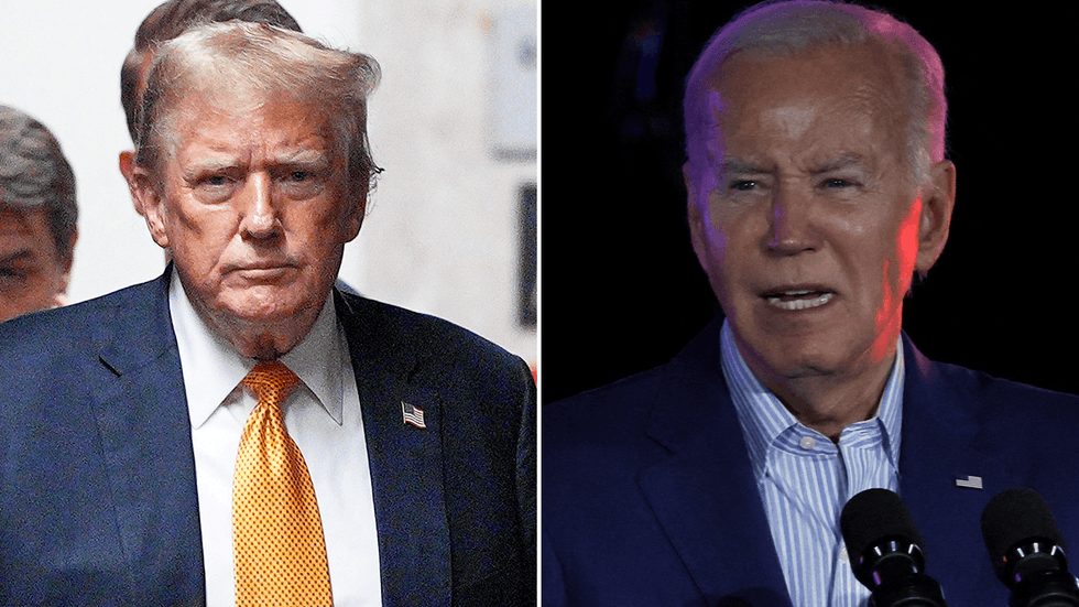 Donald Trump and Joe Biden