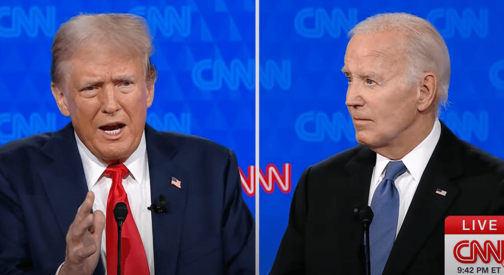Donald Trump and Joe Biden