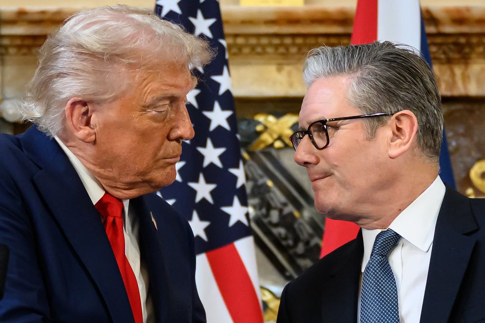 Donald Trump and Keir Starmer