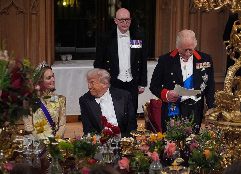 Donald Trump and King Charles