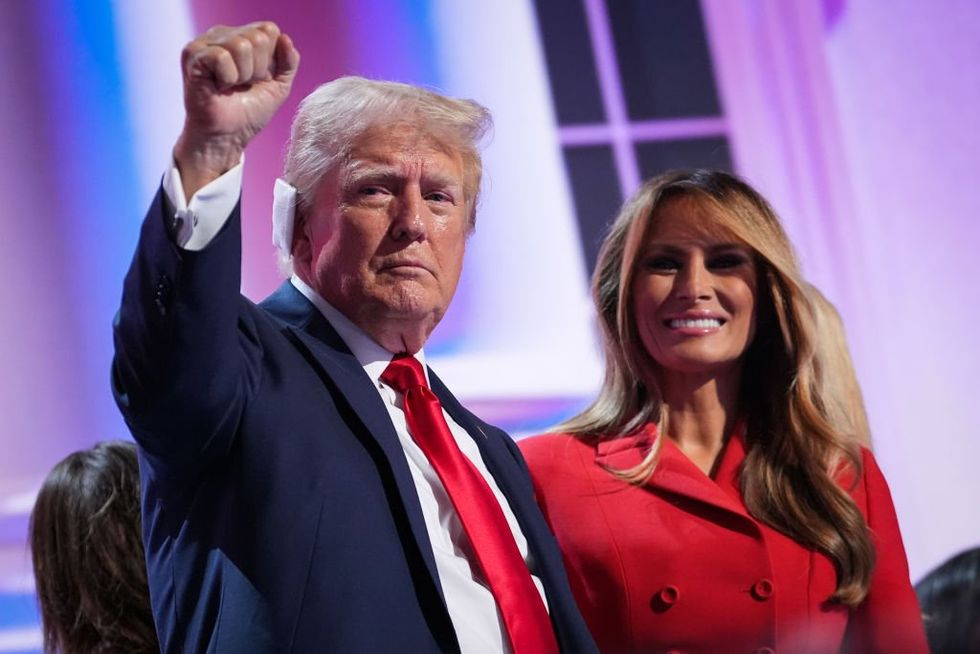 Donald Trump and Melania Trump